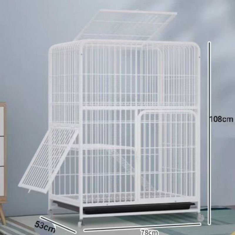 笼子猫别墅室内双层三层猫笼带厕所超大自由空间猫咪猫笼家用