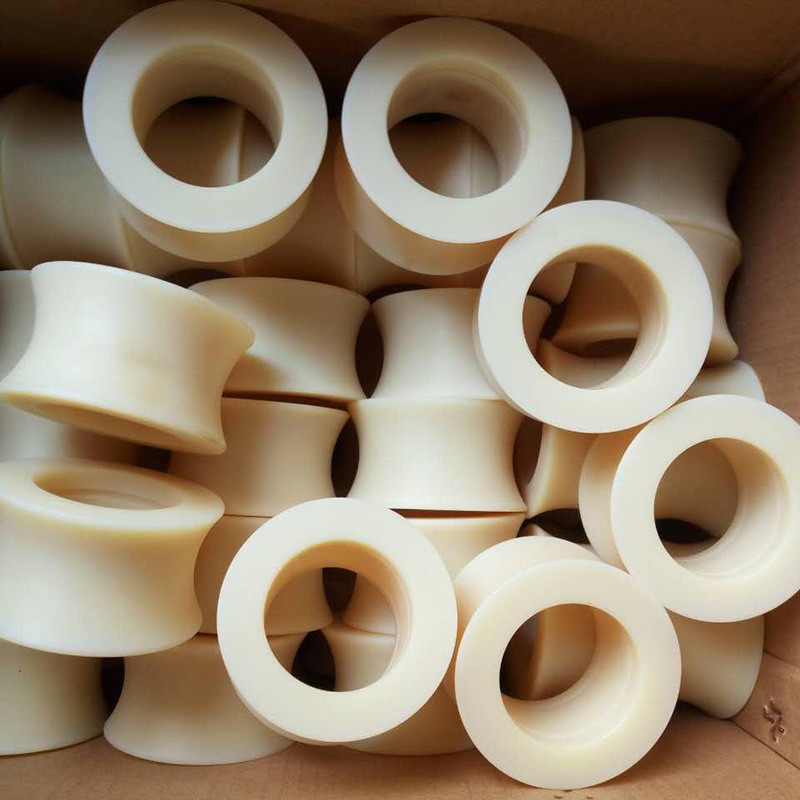 尼龙厂家件异形直供应滑块轴套垫板各种尼龙件mc塑料制品加工件