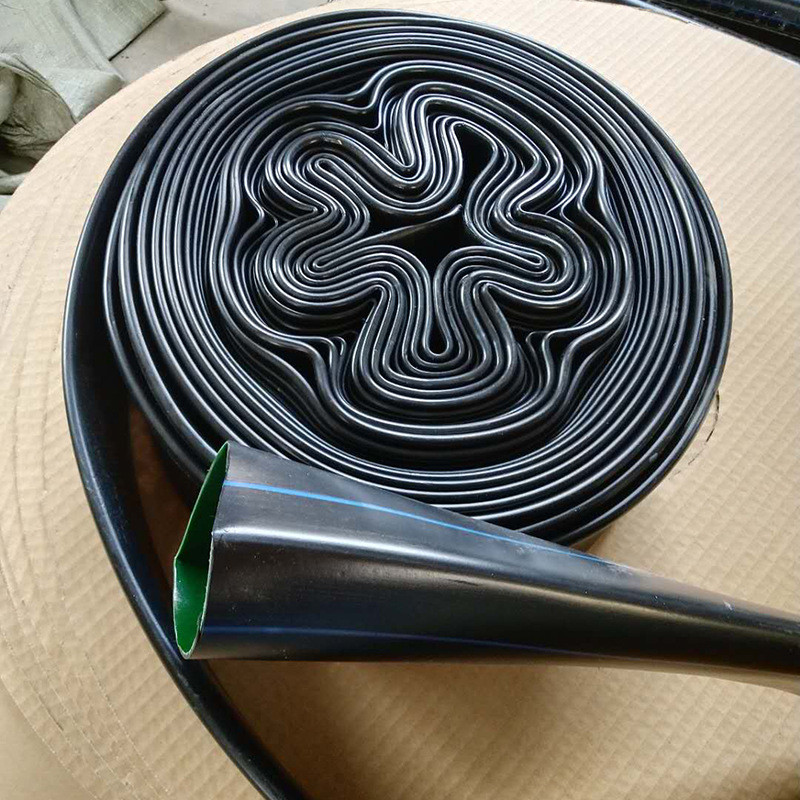 销售规格灌溉用pe输水软带水带接滴灌带微喷带主管水带农业厚度多
