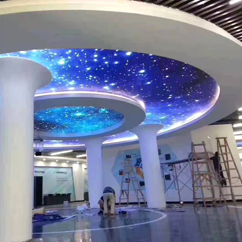 厂家直供uv软膜天花吊顶灯箱led卡布式灯箱广告大店铺橱窗灯箱