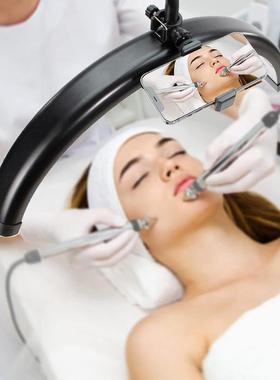 28寸半月u型弧形led美容灯灯纹绣灯美容院专用无影柔光护眼美容燈