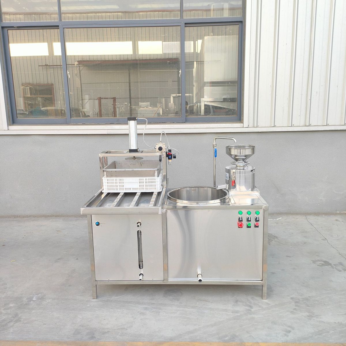 热销不锈钢豆腐机小型全自动豆腐机械卤水石膏酸浆豆腐设备