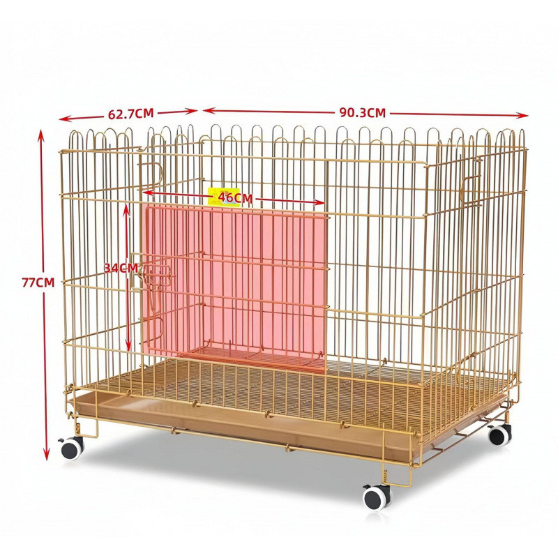 狗狗展示笼跑笼宠物店小狗展示台纳米折叠小型犬宠物狗家用狗笼子
