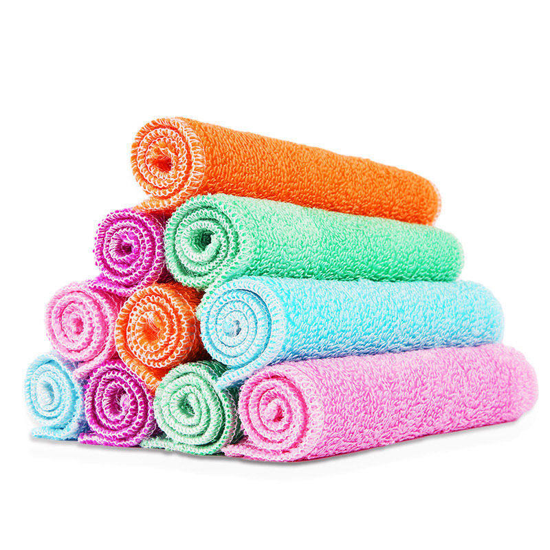 厨房专用洗碗巾竹纤维清洁抹布麻布灶台神奇吸水去油小方巾百洁布,家庭/个人清洁工具,抹布,淘宝优惠券,粉丝福利购,淘宝优惠卷