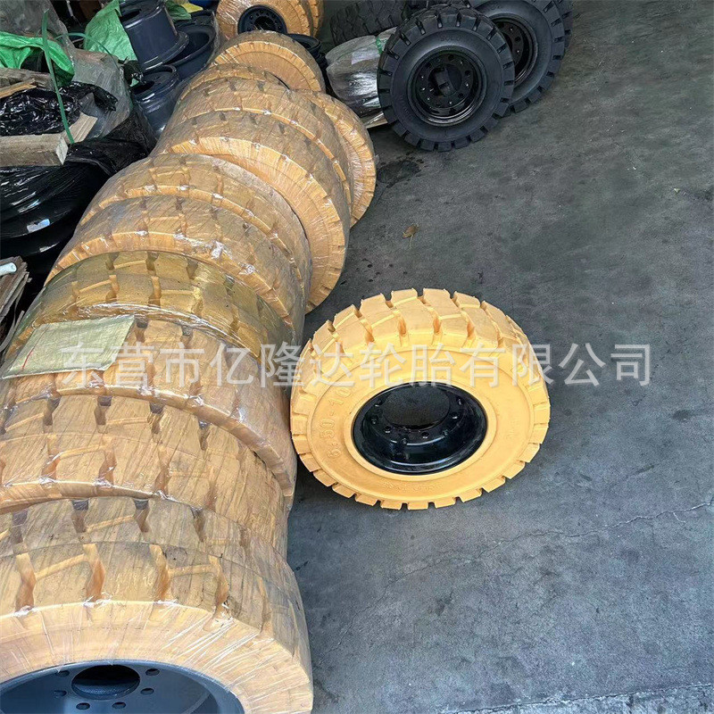 热销无痕环保电叉车实心轮胎4.00/500-86.00-915*4.5/18*7-816*6-