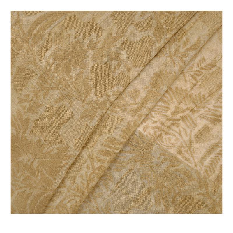 天丝锦纶新中式天丝锦纶提花布料天丝亚麻炒色中国风扎染面料