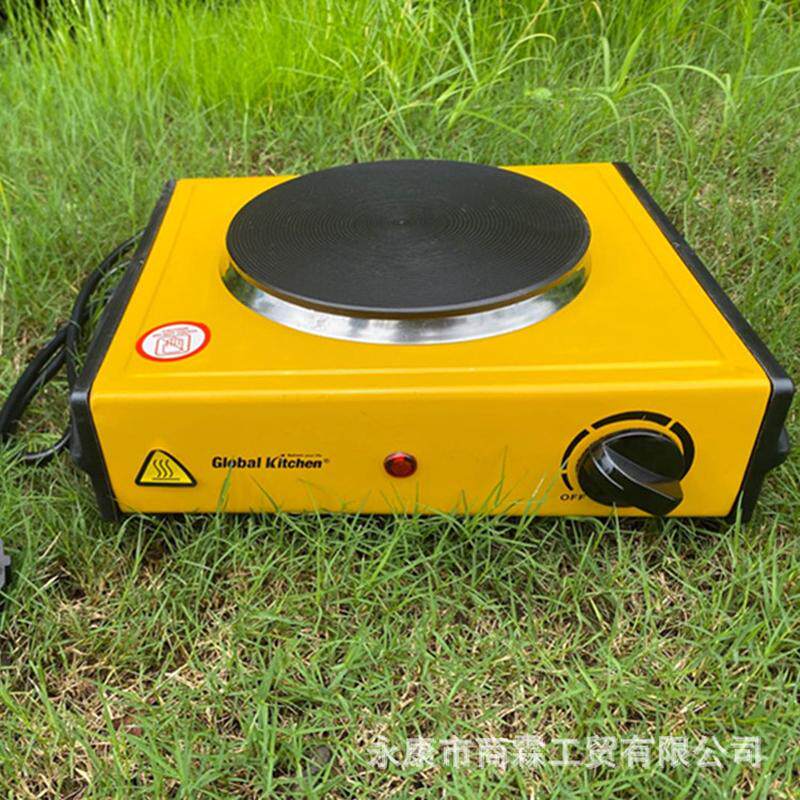 家用电炉电热炉出口沙特南非1000w黄色单板电热炉家用民用电炉