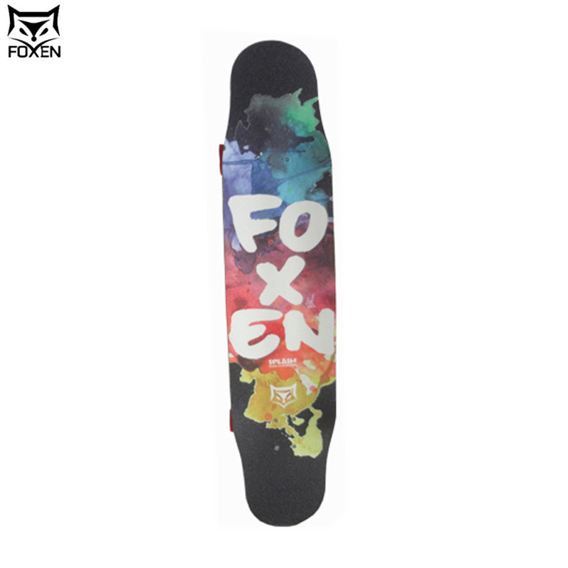 厂家直销专业全能滑板舞四轮滑板长板加枫专业滑板板公路滑板