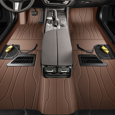 适用于沃尔沃xc60S90S60LXC90XC40V40S80L全包围专用真皮汽车脚垫