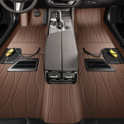 适用于沃尔沃xc60S90S60LXC90XC40V40S80L全包围专用真皮汽车脚垫