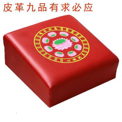 大佛寺神凳莲花磕头拜凳打坐垫椅子跪拜实木拜佛禅修垫家用蒲团