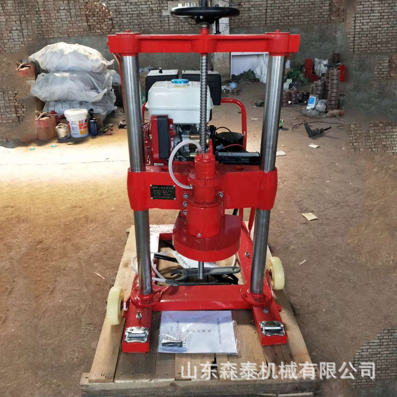 厂家供13马力汽油取芯钻机公路沥青路面钻孔取芯机混凝土取芯机