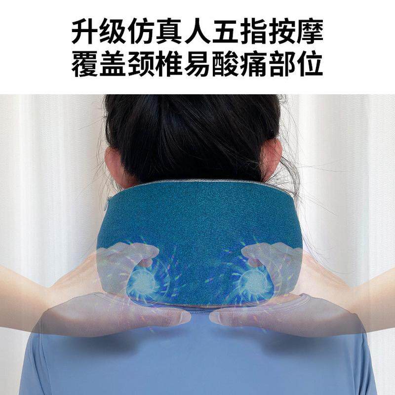 热销家用按摩u型枕 记忆棉便携式颈部加热揉捏多功能电动按摩枕按