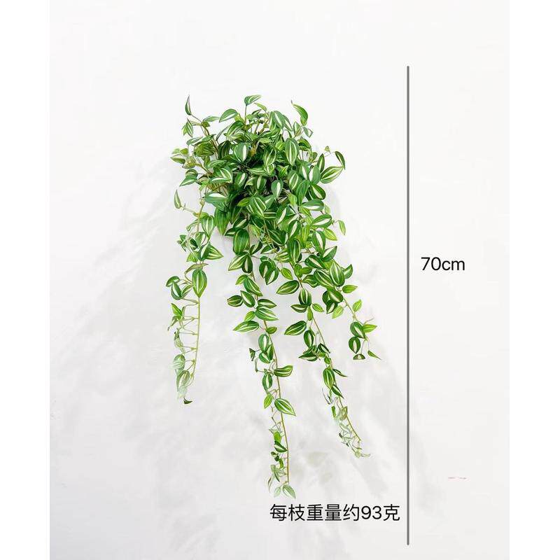 含阳迷你眉眼叶吊兰绿植仿真假花垂吊摆件花艺北欧客厅室内装饰