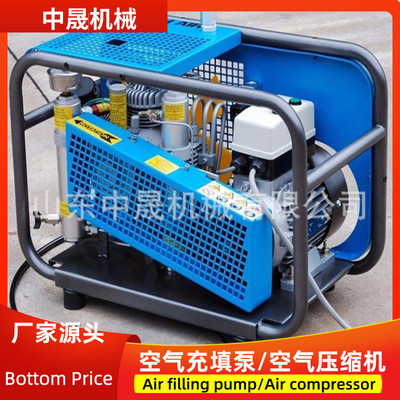 空气充填泵便携式高压空气压缩机矿山救护rzx100空气泵充填