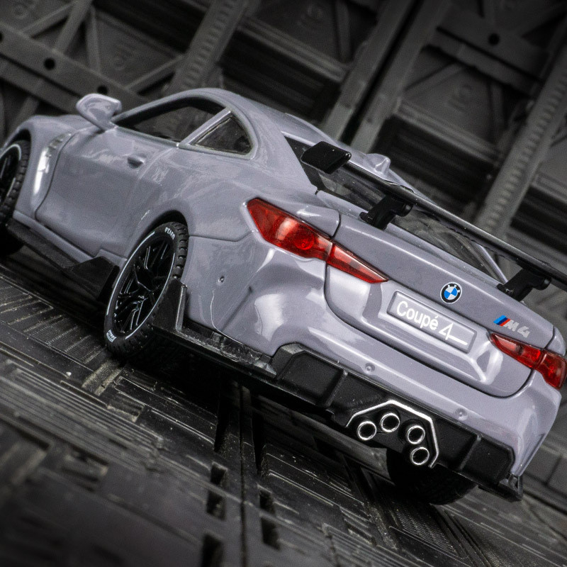 热销新奥xa3228仿真宝玛m4赛车尾翼合金模型拉力大金属汽车摆件收