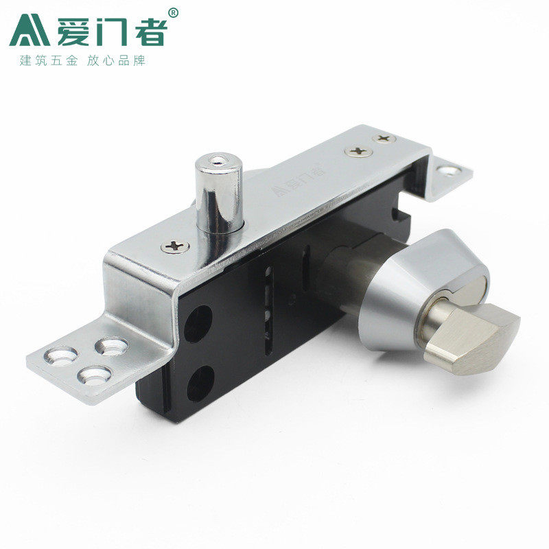 热销爱门者有框玻璃门地锁铝合金门锁包门框地弹簧门落地锁包边框