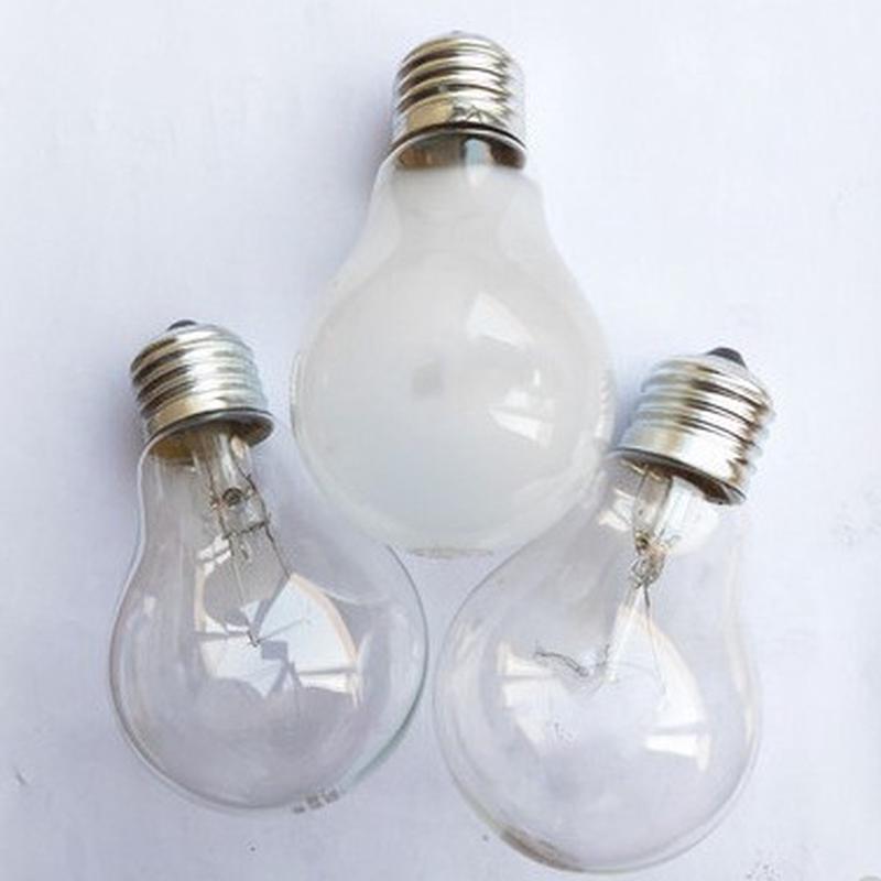 透明耐振灯泡E26E27铝B22120V220V40W60W75W10个起卖