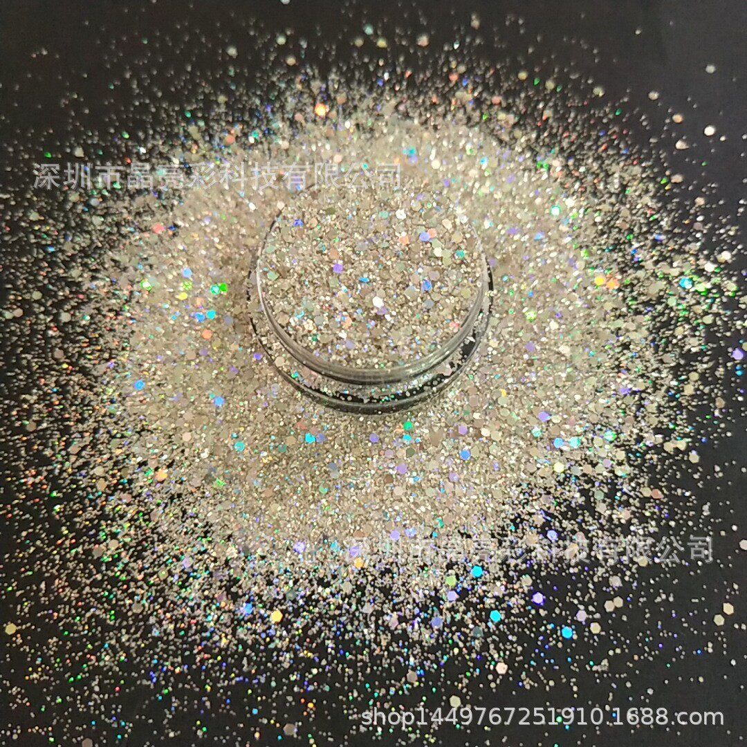 镭射银高闪光金葱粉七彩粉亮片镭射系列混合四角六角美甲闪粉片,工业油品/胶粘/化学/实验室用品,金葱粉,淘宝优惠券,粉丝福利购,淘宝优惠卷