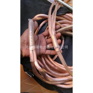 弹簧保护层接地线高压接地接地线透明热缩管和弹簧携带短路线带