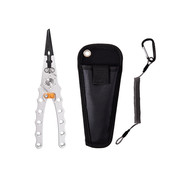 钩路亚钳钓鱼钳子专用钓鱼取钩取多功能器拆钩器开环压铅钳子