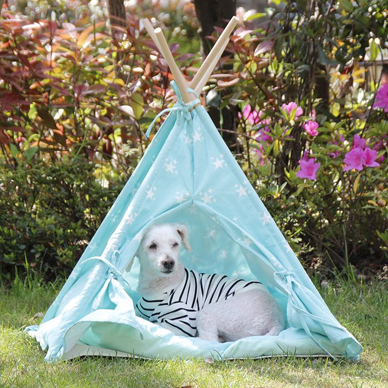 宠它可折叠便携宠物帐篷四季通用可收纳户外猫窝狗窝夏季宠物床