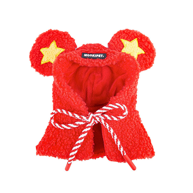 mookipet狗狗新年帽子冬季小型犬马尔济斯约克夏泰迪猫咪喜庆可爱