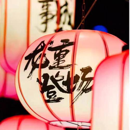 2025灯笼灯笼中式古风吊灯国潮定制新年户外景区市集冬瓜吊灯装饰