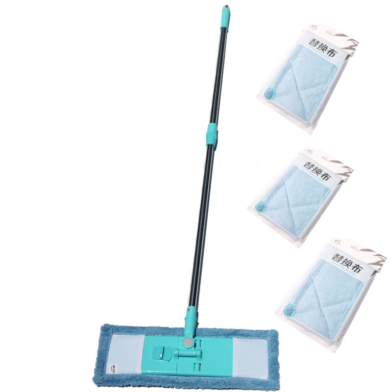 eu891003平板拖把家用保洁商用实木地板旋转拖布地拖吸水棉线平拖