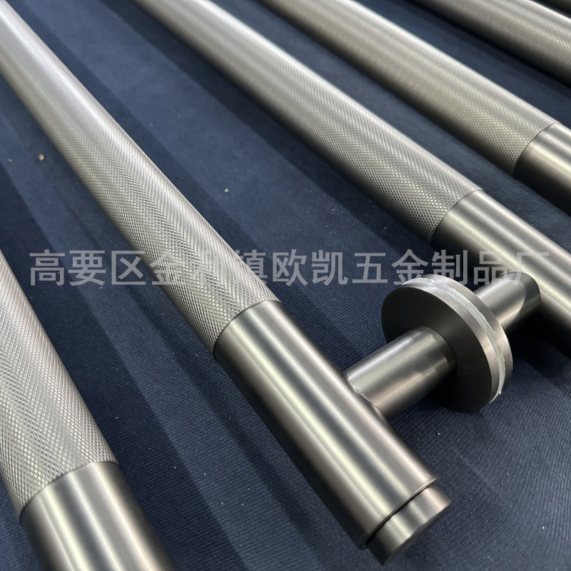 别墅大门凯定制新中式不锈钢门把手加厚轻奢简约酒店欧玻璃门拉手