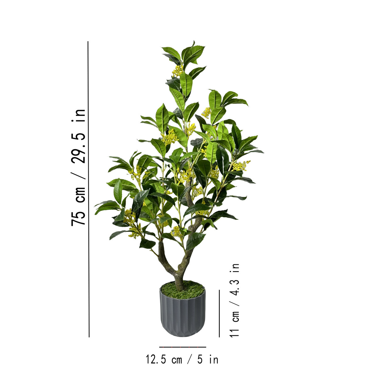 植物批发仿真树厂家桂花树绿植盆栽仿真桂花树绿植盆栽家居绿植