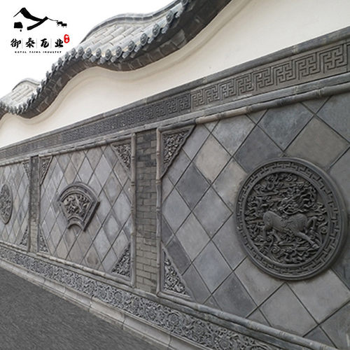 现货供应圆形砖雕仿古砖雕影壁墙装饰仿古砖雕少师太保砖雕