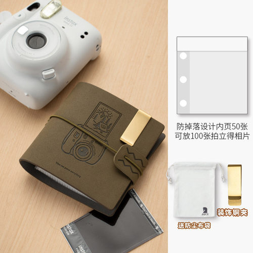 拍立得相册mini一宫格两宫格3寸迷你相册富士相纸收新品