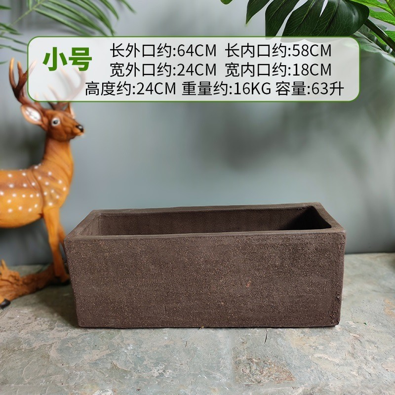 烧素户外庭院特大黑陶紫砂鱼摆件阳台粗陶花盆养陶瓷陶罐口径鱼缸