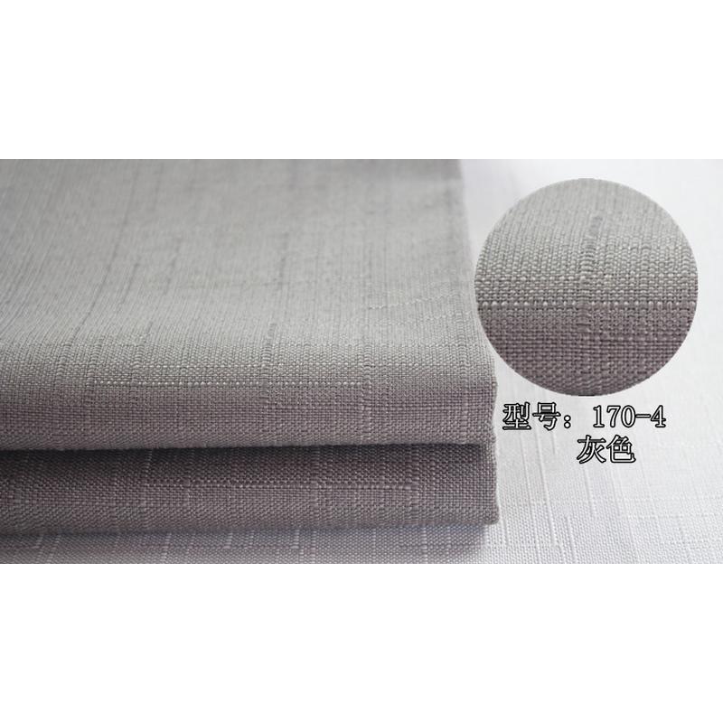 批发竹节加厚素沙发棉麻布亚麻纯色布料批发复合坐垫套