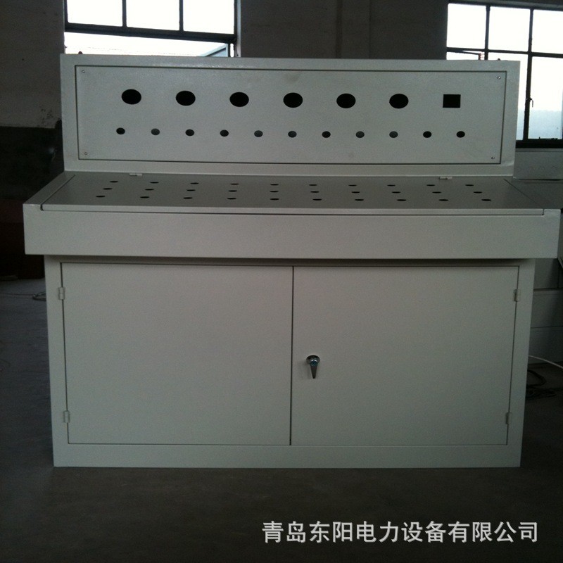 琴式操作台琴式监控操作台集成监控系统厂家加工琴台柜