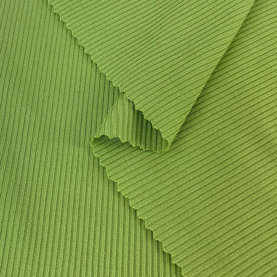 弹力氨纶针织布 40s罗纹2*2莫代尔心裁 260g竖条纹打底裤随面料