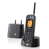 当天发货摩托罗拉O201C电话机数字无绳套装 电话簿中英文显