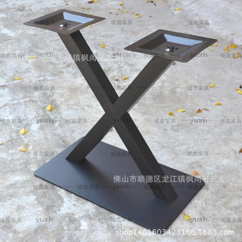 黑色x架钢板烤漆铁艺餐台桌腿脚架酒店大理石西餐底座茶几腿tp-61,基础建材,锁具配件,淘宝优惠券,粉丝福利购,淘宝优惠卷