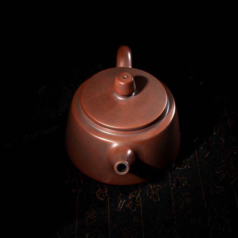 热销批发广西钦州原矿手工坭兴陶霸王茶壶紫砂建水工艺家用茶具套