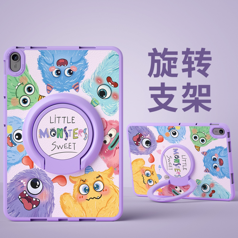 适用适用AGS3K-W10华为AGS3KW00保护套AGS3K一AL00平板壳ags3k-w00/w10/al00保护壳10.1寸外壳小胖妞旋转支架