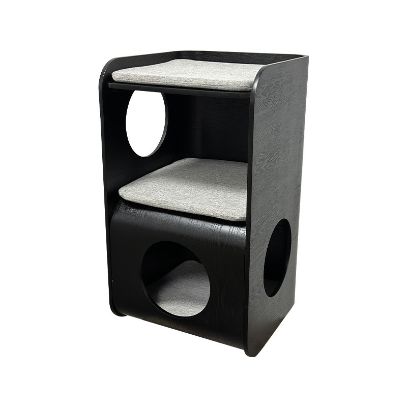 实木猫窝茶几简约通用可拆洗狗窝宠共用宠物猫窝人组合储物床头柜