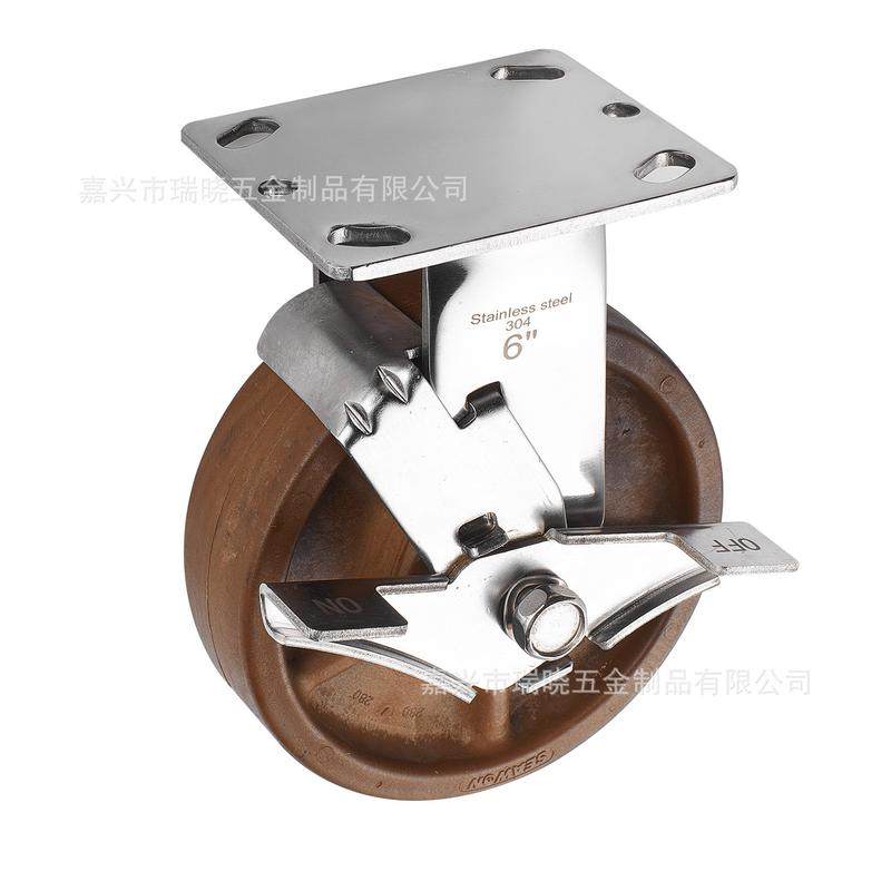 304不锈钢脚轮l款重型高温sus轮不锈钢静音脚轮轻型设备手推车轮,基础建材,脚轮/万向轮,淘宝优惠券,粉丝福利购,淘宝优惠卷
