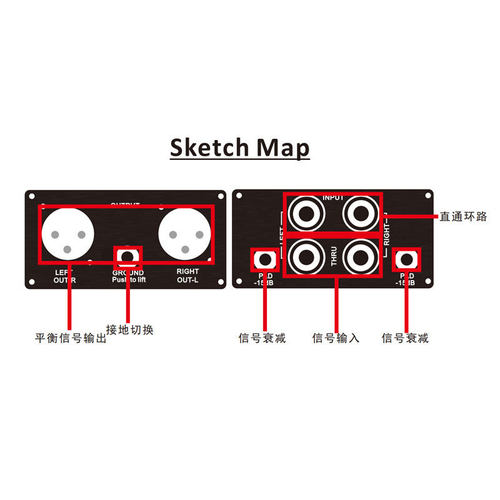 热销prodi-2立体声非电流输入无源di直插盒,取消嗡嗡声平衡声杂音