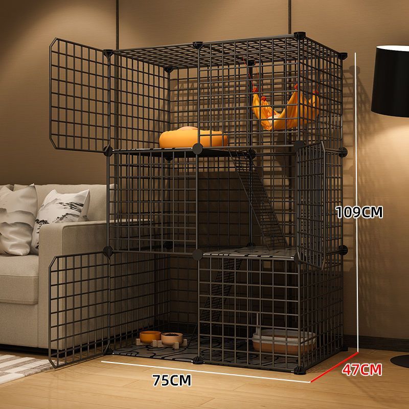猫笼超大大型家用舍屋别墅拼装二层三层小型大号大自由空间批发