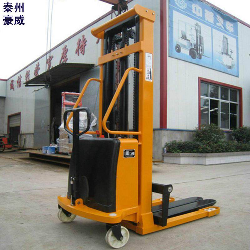 热销豪威双门架半电动堆高车手推电升堆高车托盘液压电动堆高车,五金/工具,液压装卸车,淘宝优惠券,粉丝福利购,淘宝优惠卷