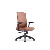 电脑椅家用办公椅办公室老板椅升降午休椅子定型棉座椅黑色西皮椅