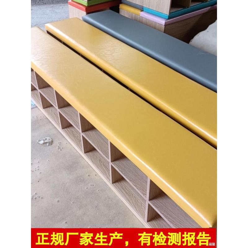 换鞋凳鞋柜鞋架凳子储物穿鞋实木可坐收纳简约长条椅游乐场门口
