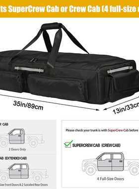 热销bsci厂家卡车座底部大容量收纳箱带4个可拆卸隔板和防滑下储