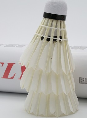 鹅毛者f008羽毛球耐打体育用品飞行训练球进阶期用球现货供应